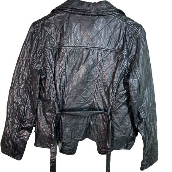 Vintage Burberry Leather Jacket - Picture 4 of 10